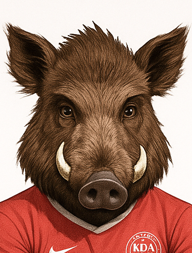 Le sanglier, mascotte du KDA